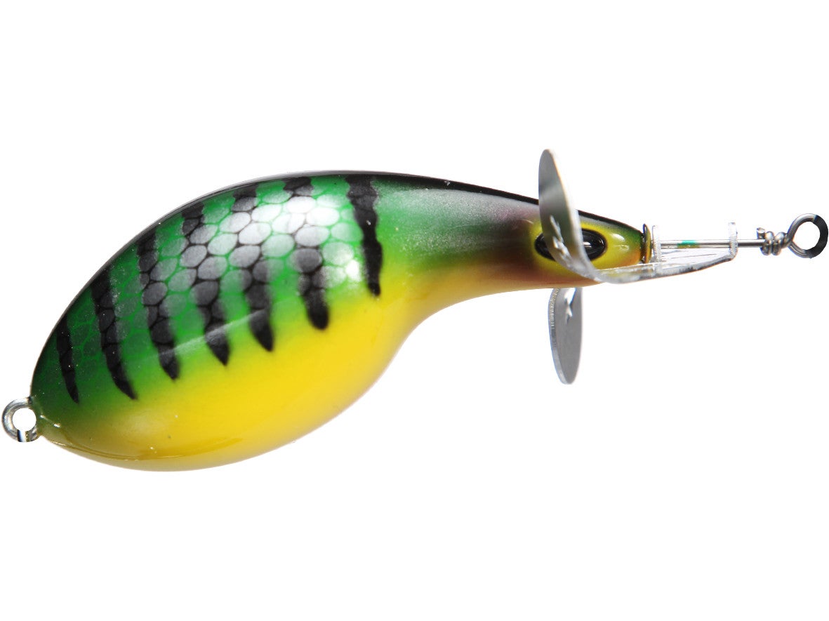 Arbogast Buzz Plug Topwater Prop Lure – Bass & Pike Surface Fishing, Assorted Hooks