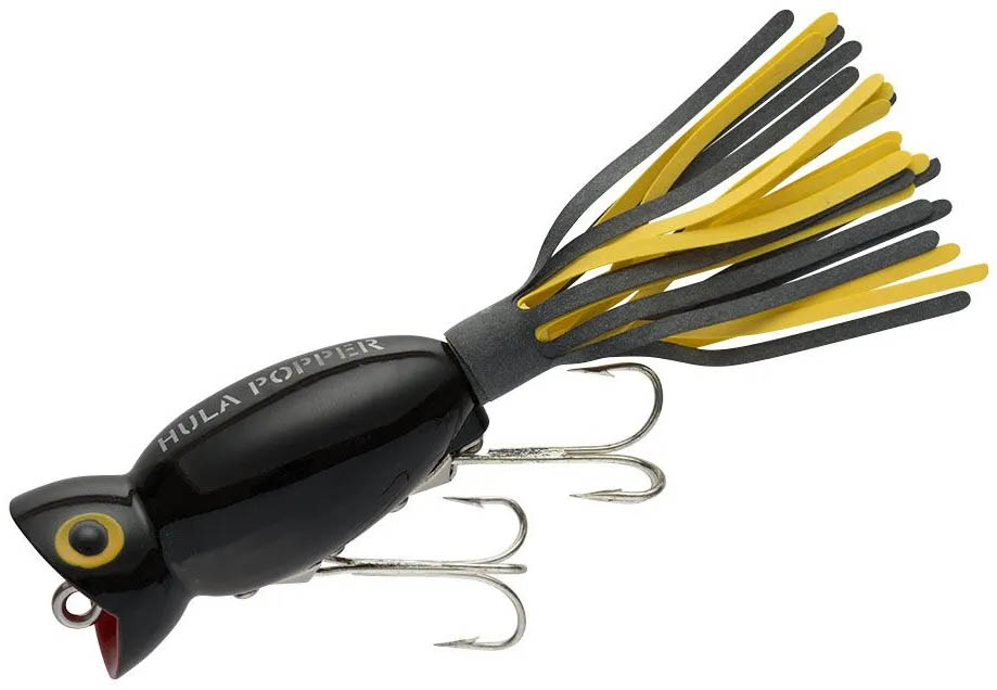 Arbogast 1/4oz Hula Popper G770 Topwater Lure in Color Coach Dog for Bass  Hadr for sale online