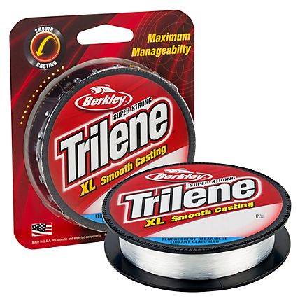 Berkley Trilene XL Monofilament Fluorescent Clear/Blue Filler Spools 300-330 Yar