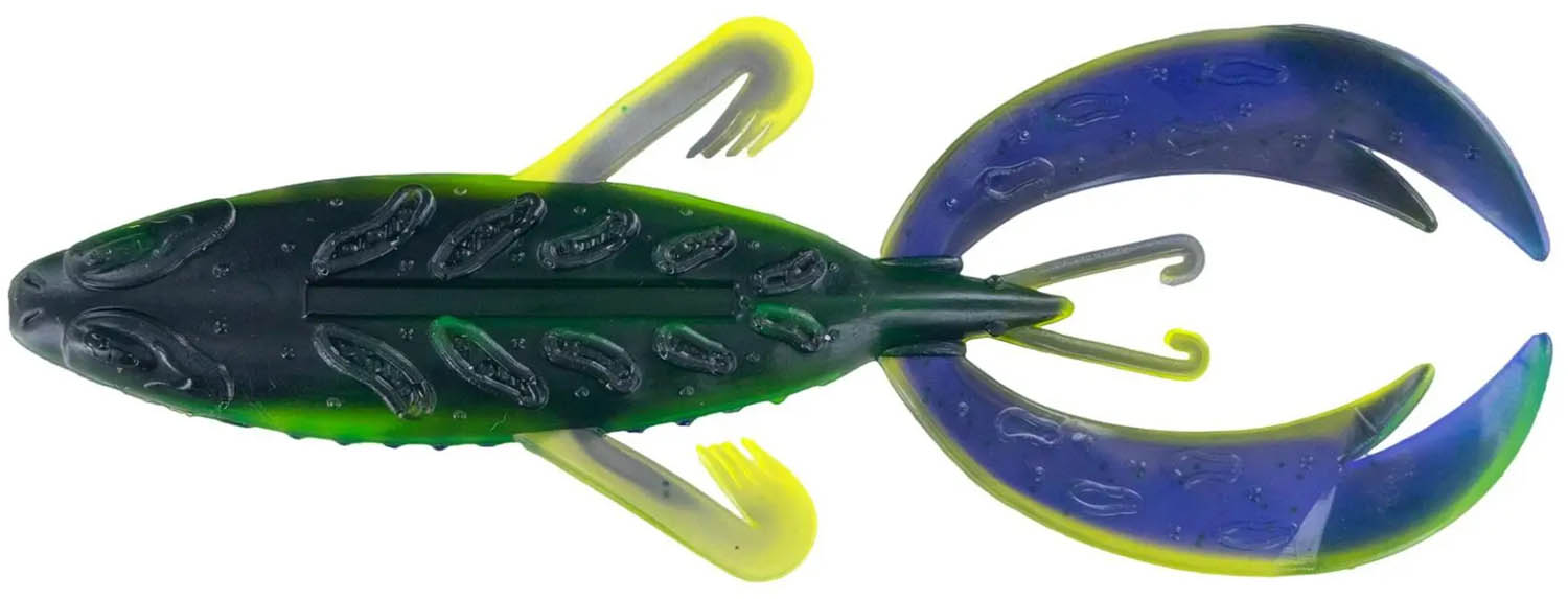 Big Bite Baits Rojas Fighting Frog – 4" Soft Plastic Bait (7 Pack)