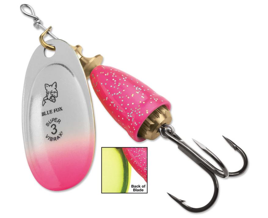 Blue Fox Classic Vibrax Candyback Series Inline Spinner - Trout & Salmon  Lure