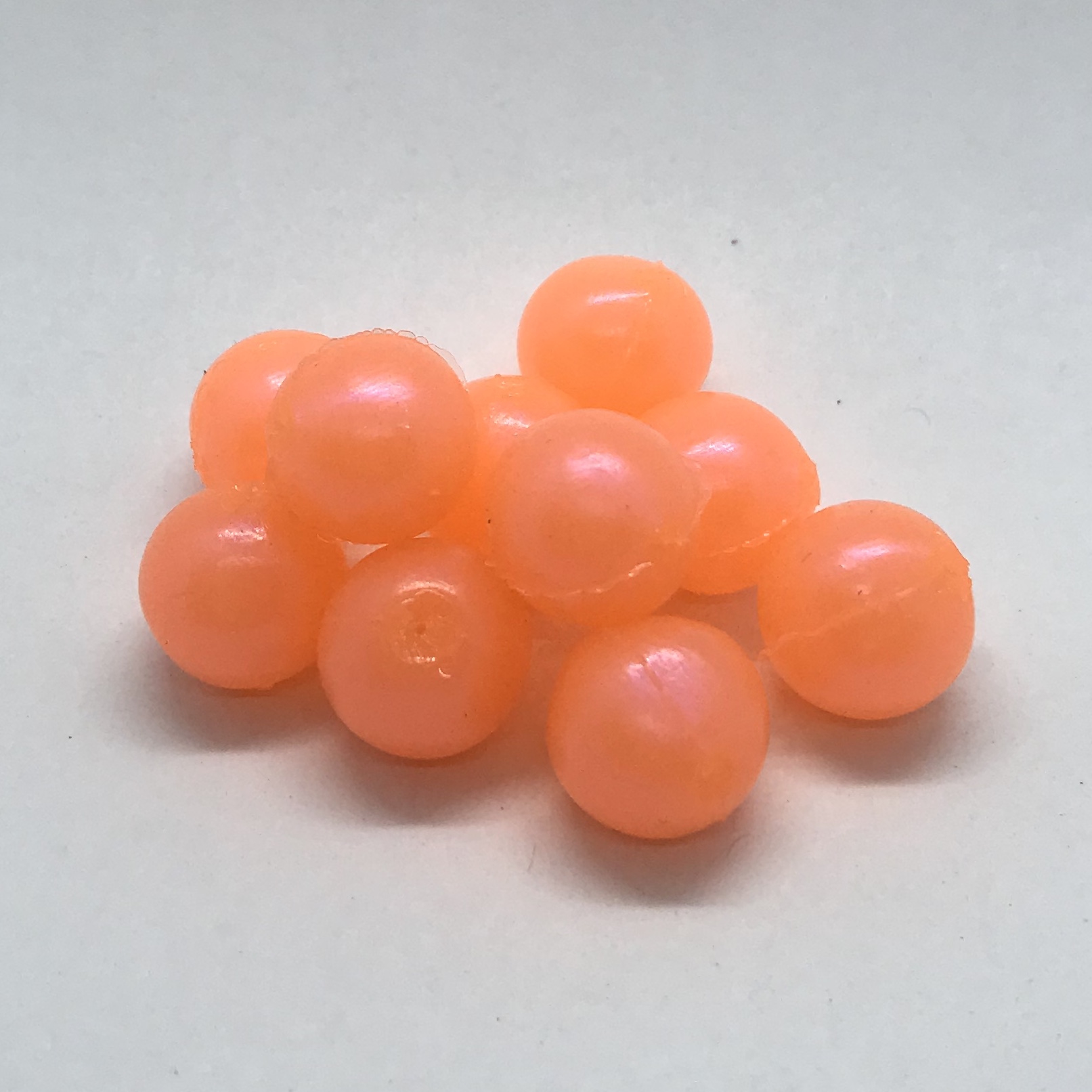 BnR Tackle Soft Beads | Creamsicle Stinkeye; 8 mm
