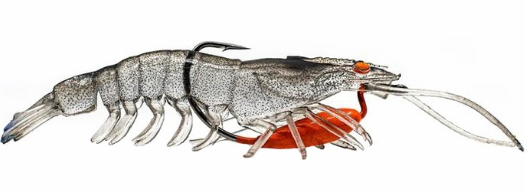 Chasebaits Flick Prawn Heavy Soft Shrimp-Imitating Lure Redfish & Sea Trout  Bait