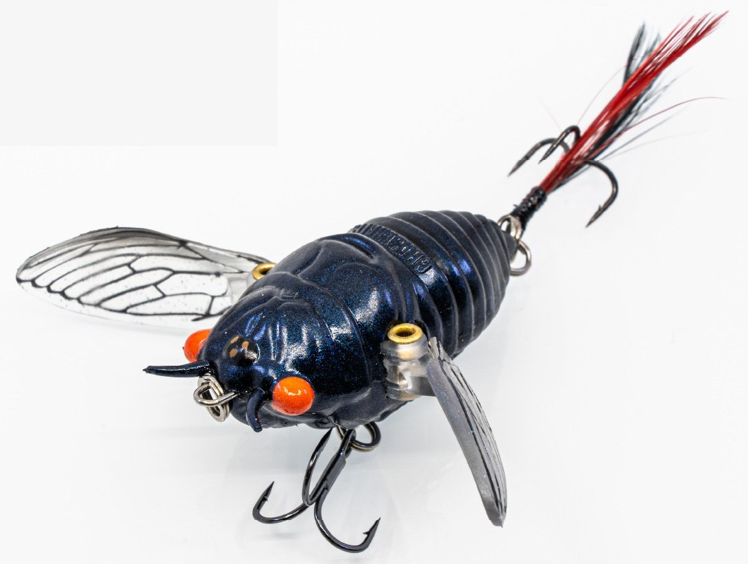 Chasebaits Ripple Cicada Wakebait Crawler 1 3/4 inch Hollow Bodied Topwater