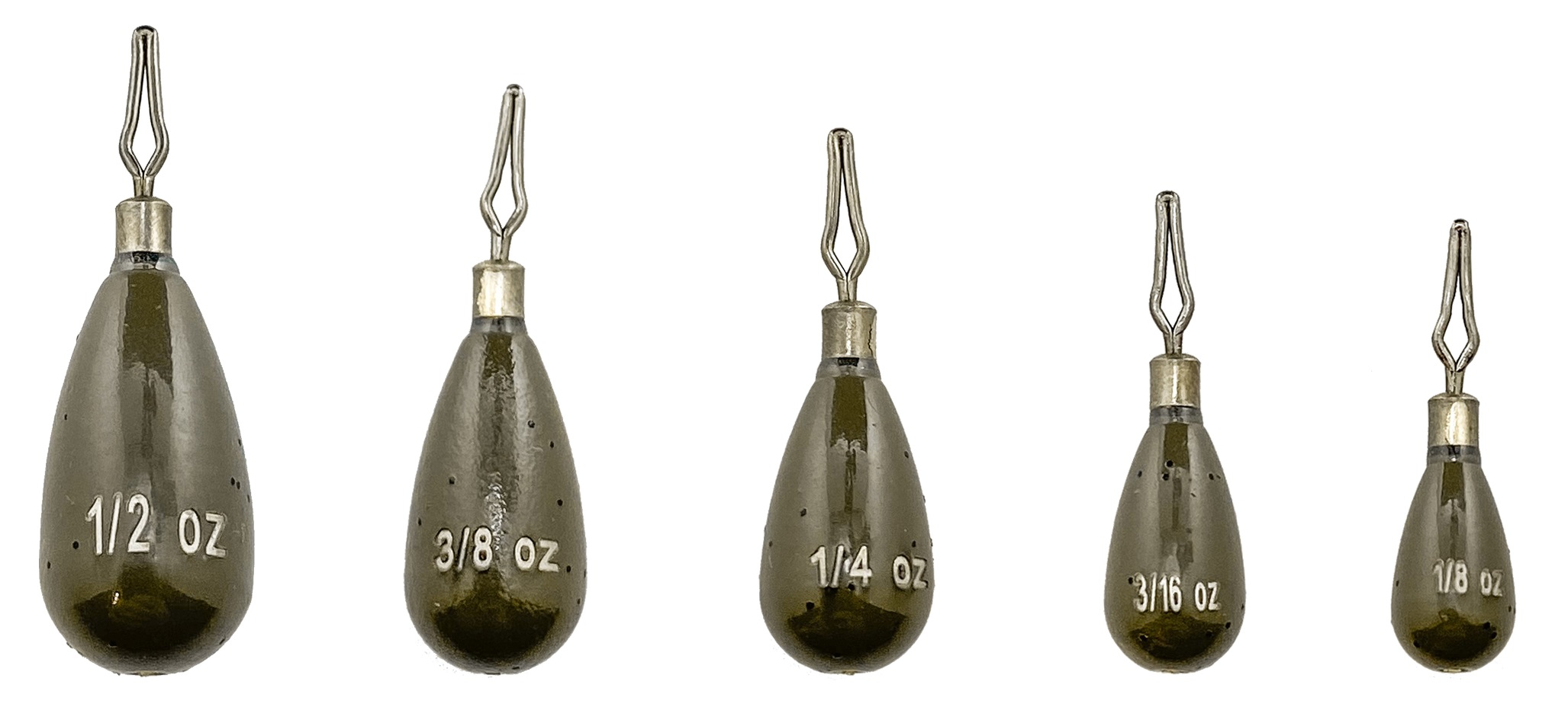 Departure Outdoors Tungsten Tear Drop Shot Weights