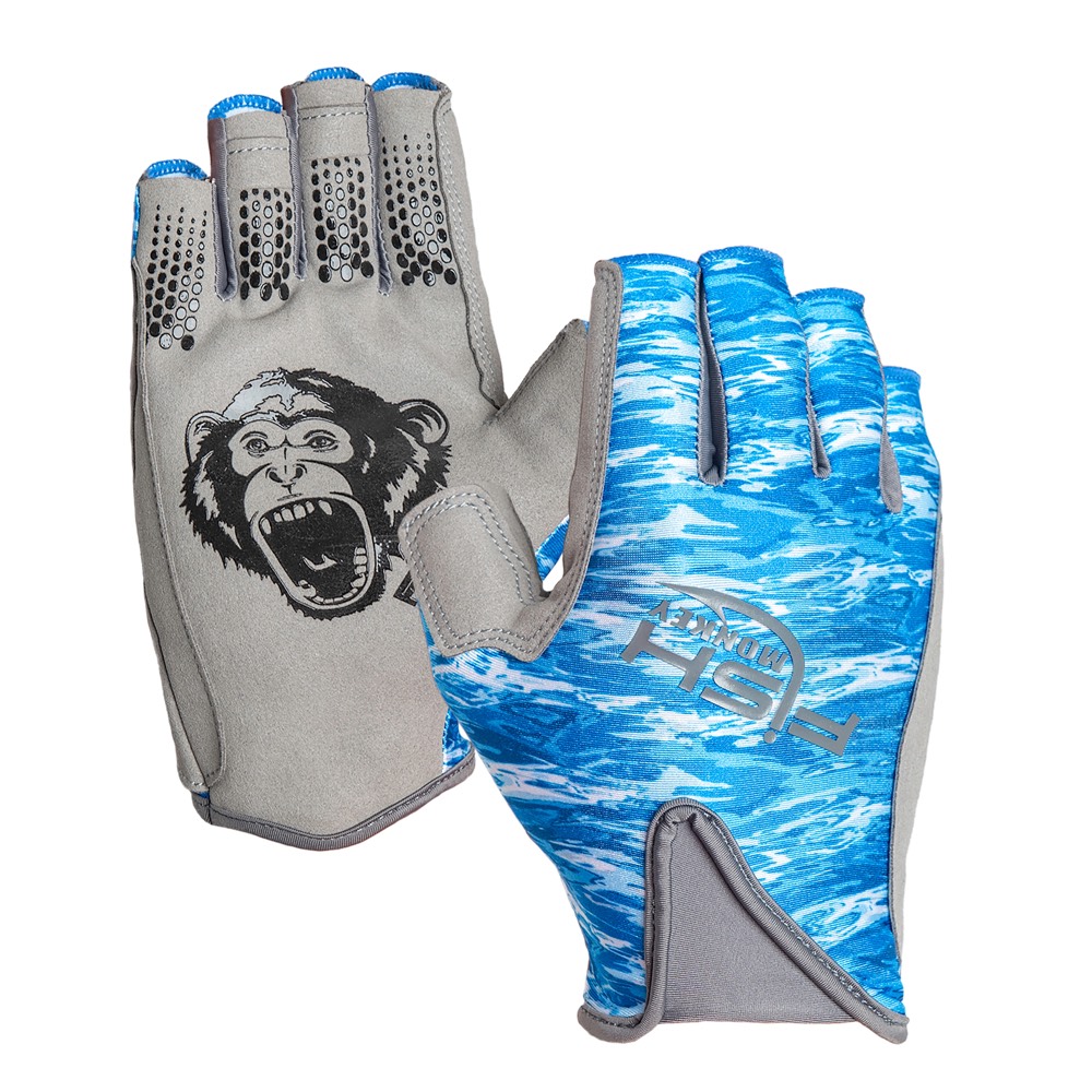 fish monkey sun gloves