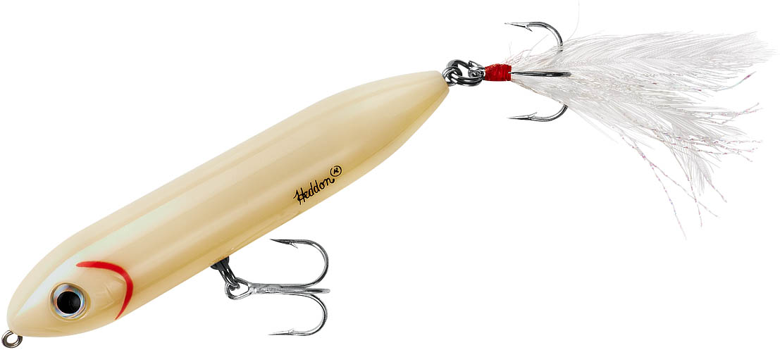 Heddon X9236F03 Super Spook Jr 1/2 Oz Clear FW Topwater Fishing Lure for  sale online