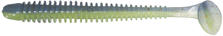 Keitech Swing Impact 4 inch Paddle Tail Ribbed Swimbait 8 pack Bass Fishing Bait - Picture 17 of 47