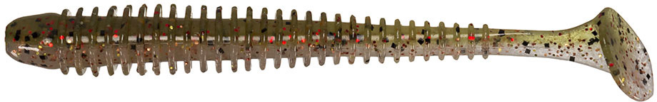 Keitech Swing Impact 4 inch Paddle Tail Ribbed Swimbait 8 pack Bass Fishing Bait - Picture 15 of 47