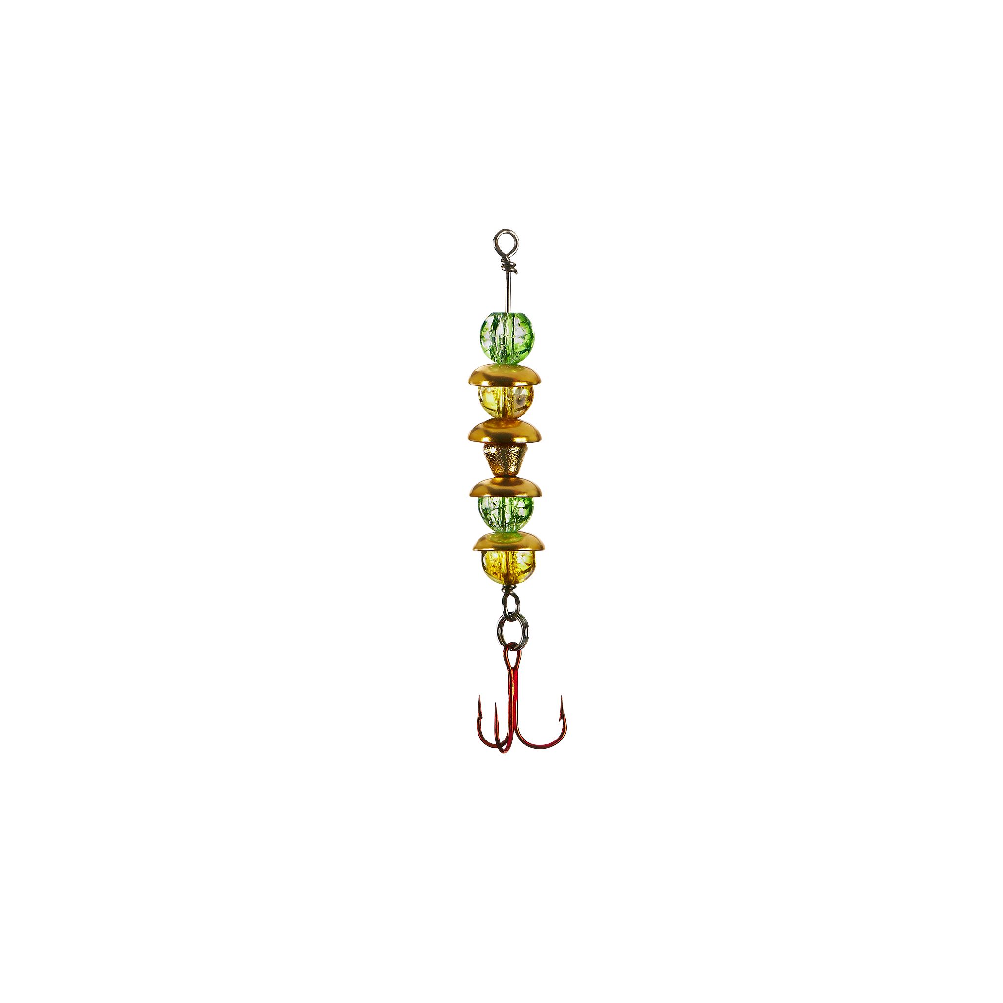 Lindy Wally Talker Walleye Bead & Disc Clacking Ice Fishing Lure - Picture 3 of 9