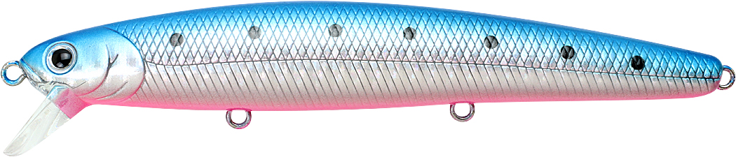 Lucky Craft SW Flashminnow 110 - 720 MS Zebra American Shad for sale online