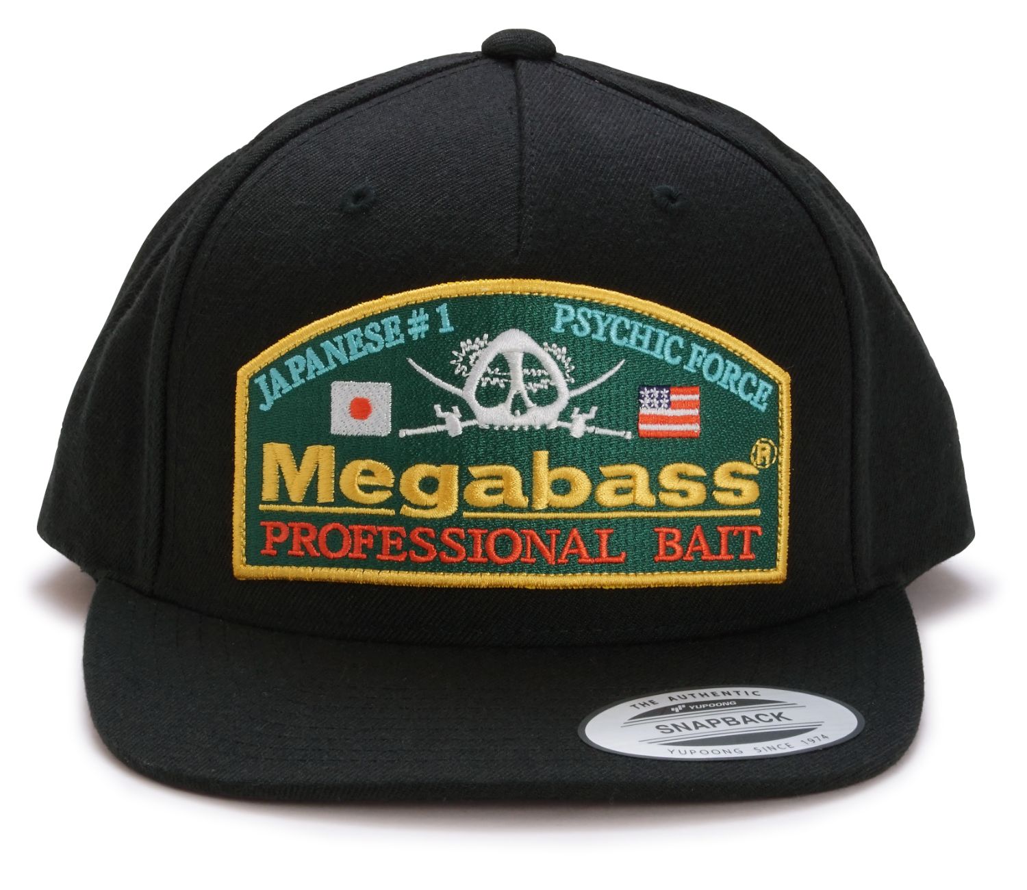 Megabass Psychic Snapback Hat Japanese Premium Bass Lure Branded Fishing Hat