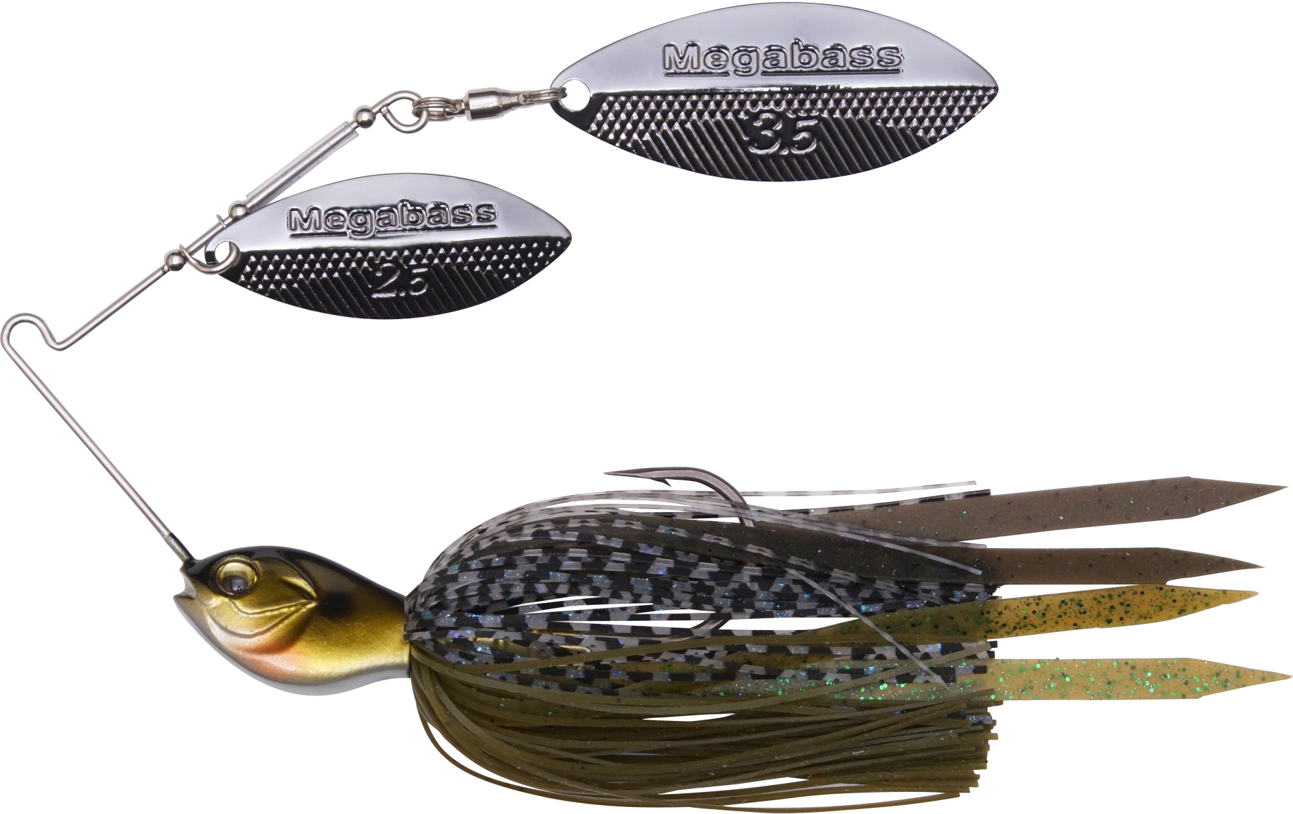 Megabass SV-3 3/8 oz Select Color Double-Willow Blade Spinnerbait 