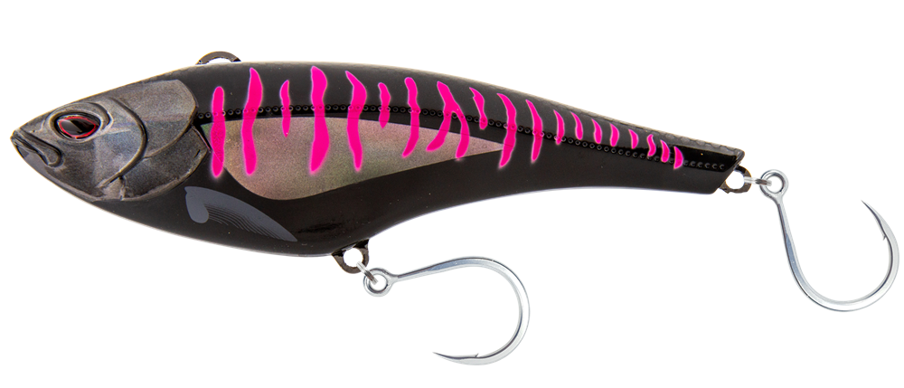 Color:Black Pink Mackerel:Nomad Design Madmacs 130/160/200/240 Sinking High Speed Trolling Saltwater Lure