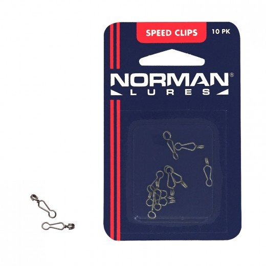 Norman Speed Clips Snaps Easy-Change Bass Fishing Hard Lure Tackle Snaps