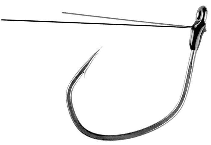 Owner 4109-136 Jungle Wacky Size 3/0 Weedless Silky Gray Fishing Hooks for  sale online