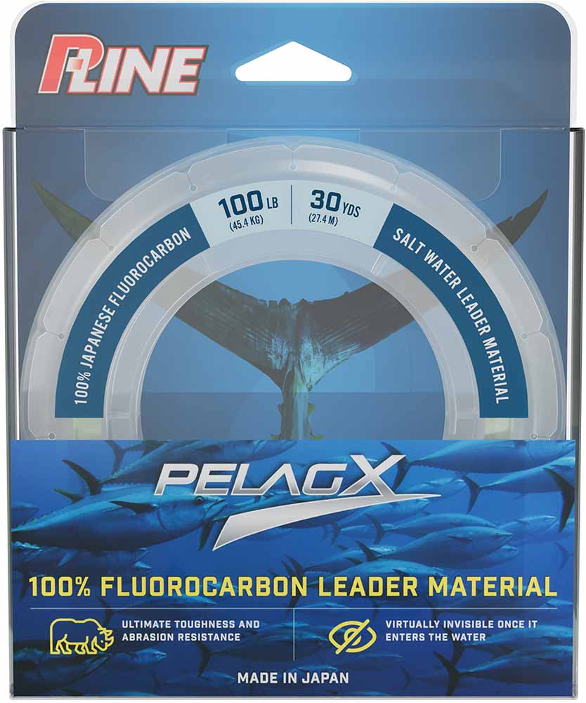 P-Line PellagX Saltwater Fluorocarbon Leader