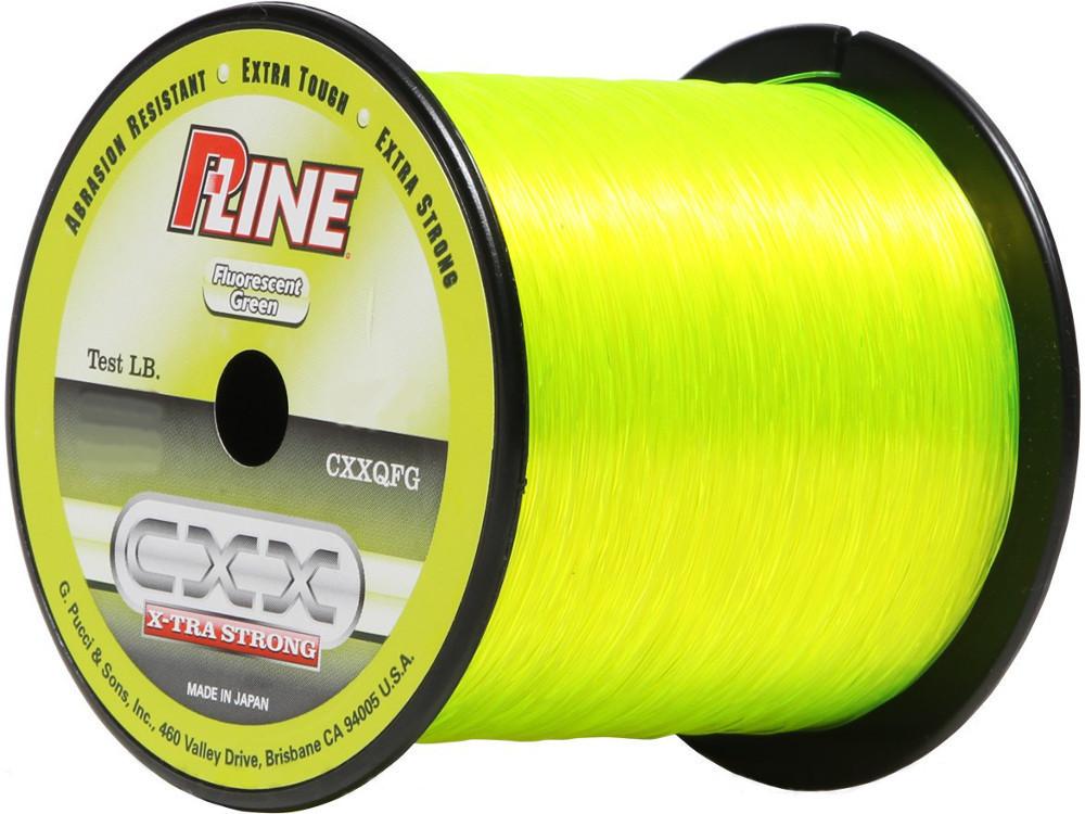 P-Line CXX Fluorescent Green X-Tra Strong Co-Polymer Fishing Line Big Game
