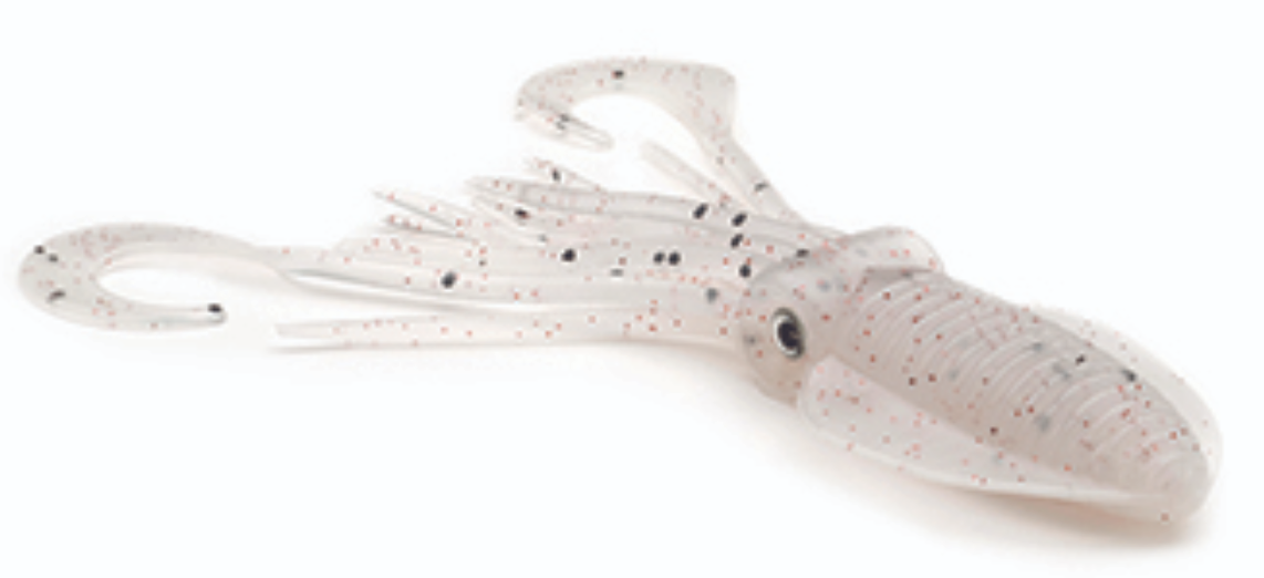 P-Line Twin Tail Soft Plastic Squid 4.5, 7, or 9 inch Saltwater