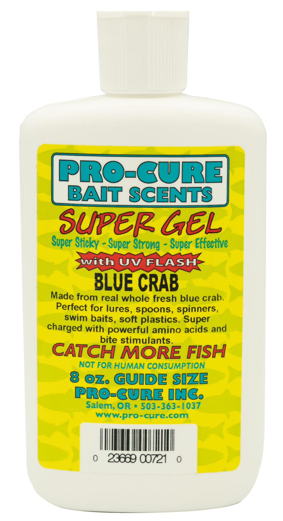 Pro-Cure Super Gel Freshwater & Saltwater Fishing Attractant 8 oz Bottles