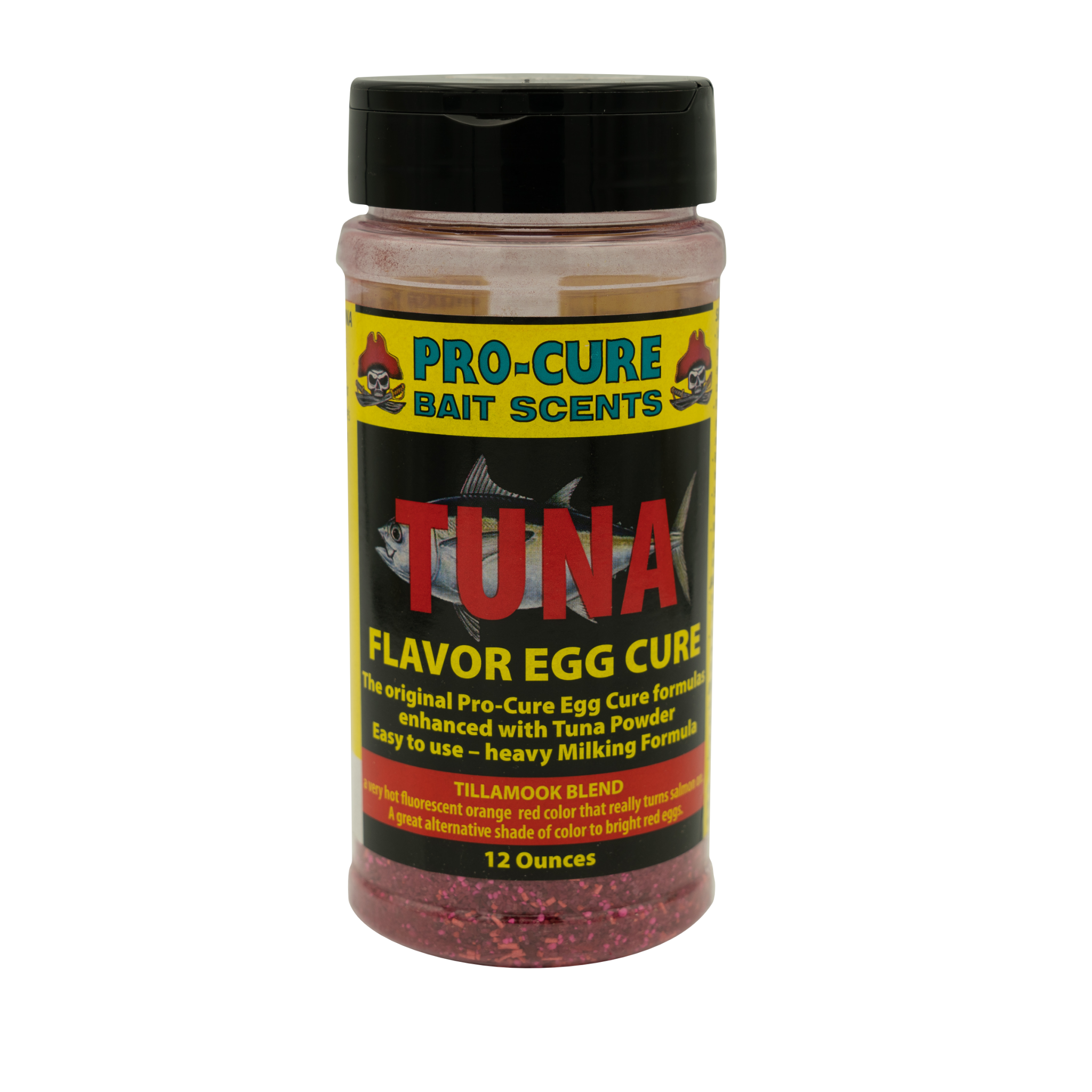 Pro-Cure Tuna Flavor Egg Cure 12 oz. Salmon & Steelhead Egg Bait Curing  Powder