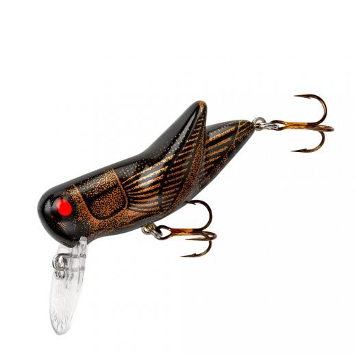 Rebel Lures Crickhopper Fishing Lure Black Cricket 466029 020554019600 for  sale online
