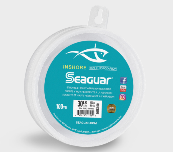 Seaguar Inshore Fluorocarbon Leader Wheel 100 Yards