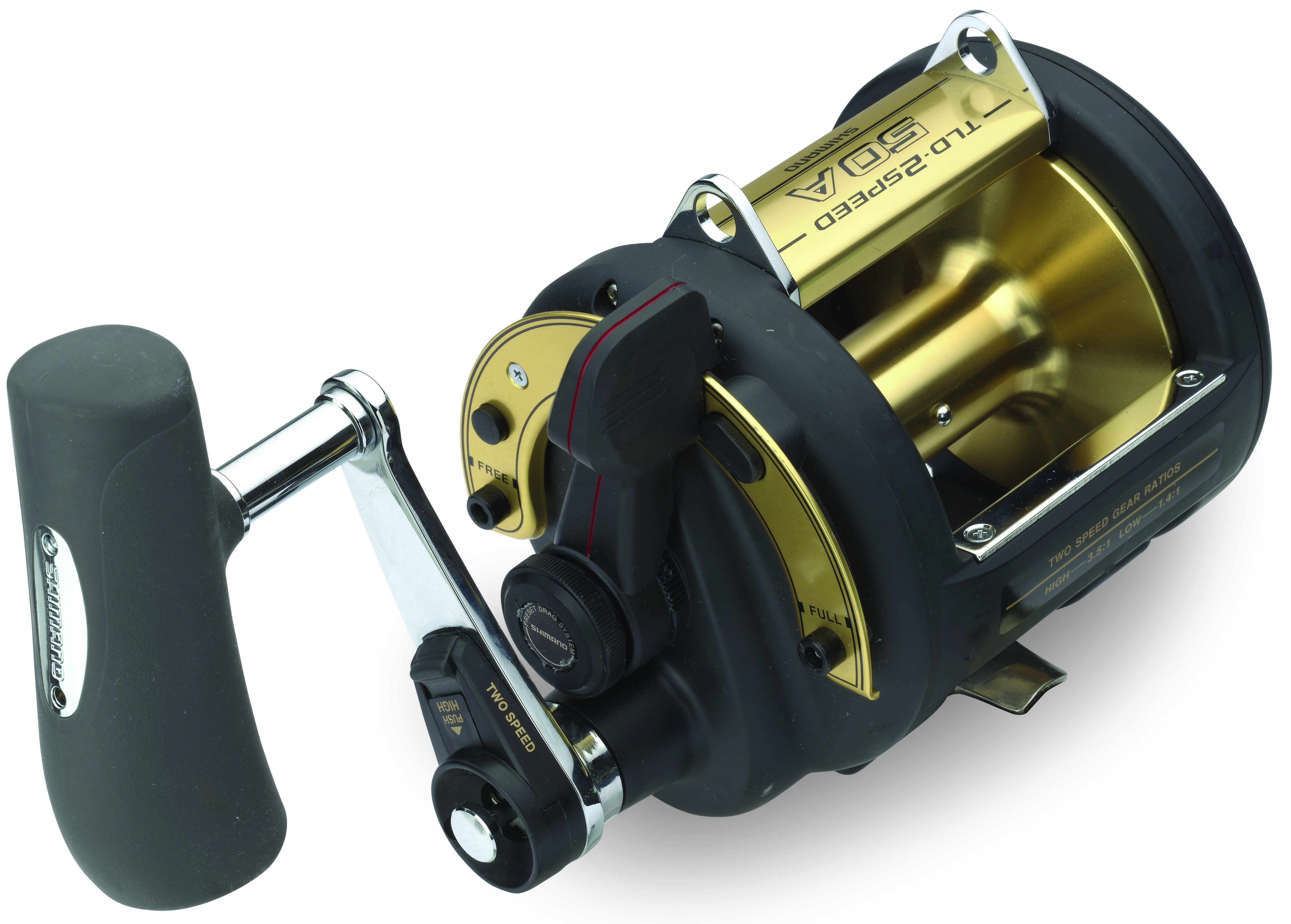 SHIMANO -  DUEL 　2-5/0　2speed リール Shimano TLDIIA Lever Drag Trolling Reels - TackleDirect