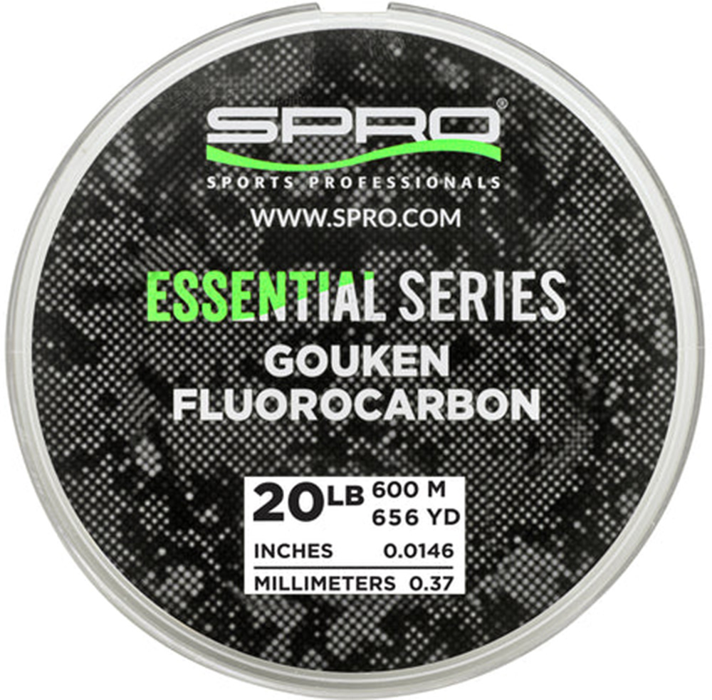 SPRO Gouken Fluorocarbon Mainline Bulk Spool – 656 Yards