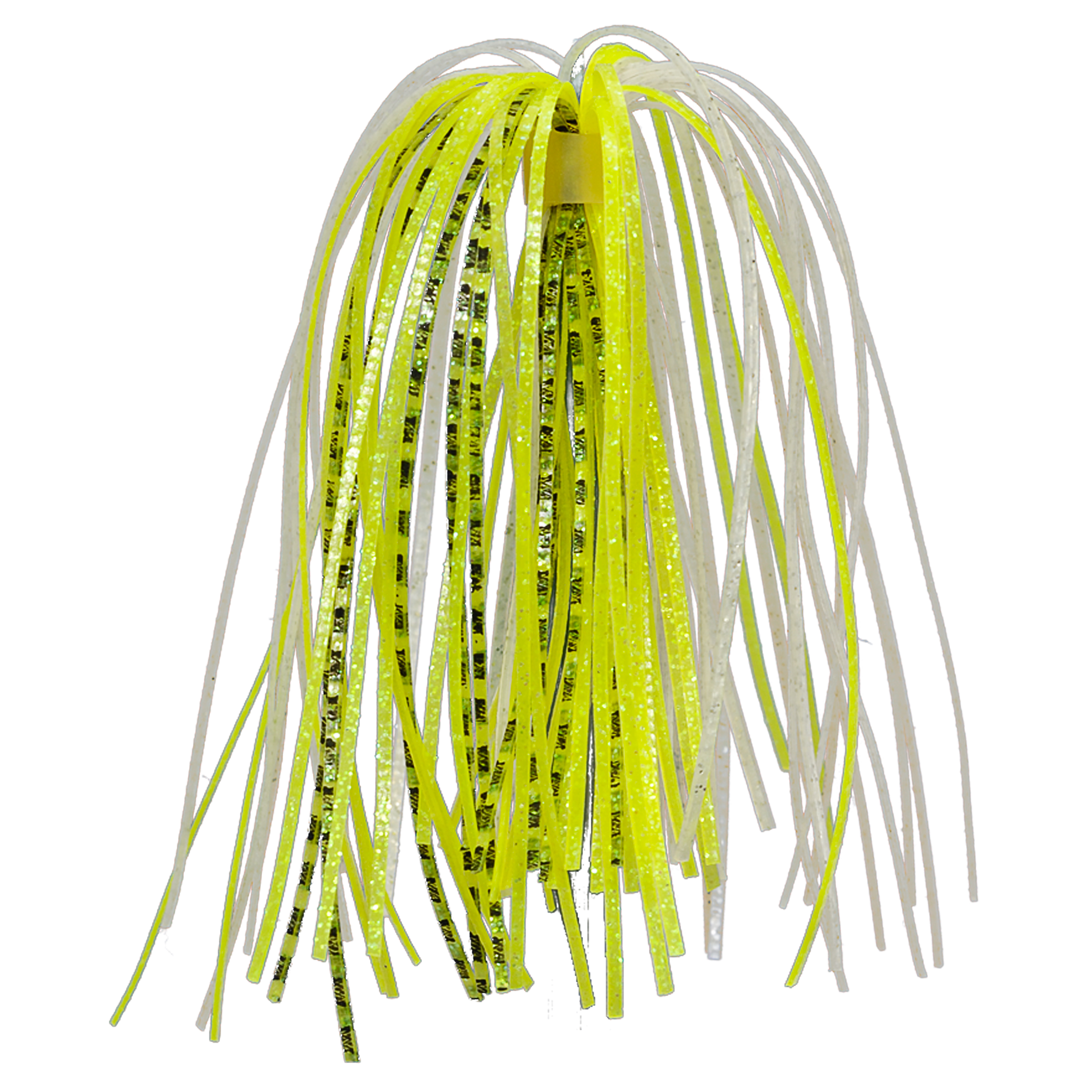 8 Bundles 50 Strands Silicone Skirts Jigs Replacement Skirts DIY Fly Tying Fishing Lure Accessories Buzzbaits Spinnerbaits Color All Yellow