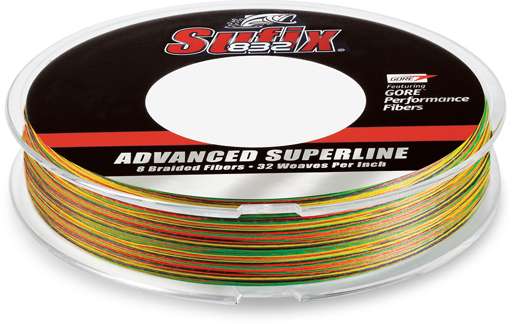 Sufix 832 Advanced Superline Fire Tiger Braided Line – 300 Yard Filler Spool