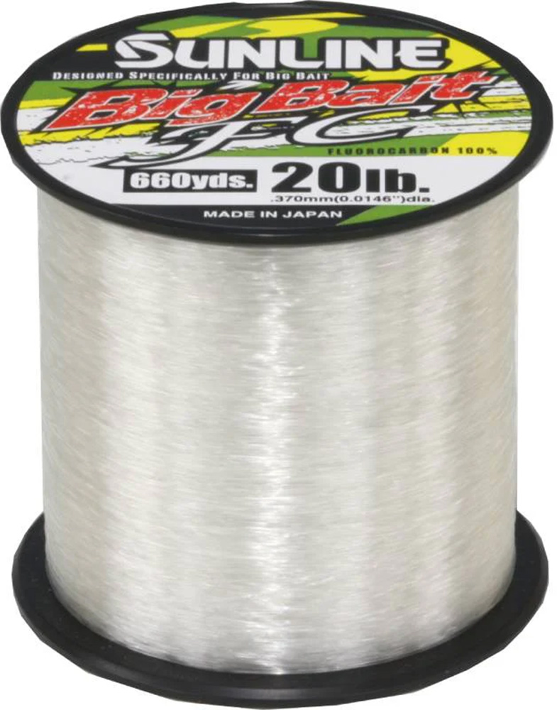 Sunline Big Bait FC Fluorocarbon Bulk Spool – 600 Yards