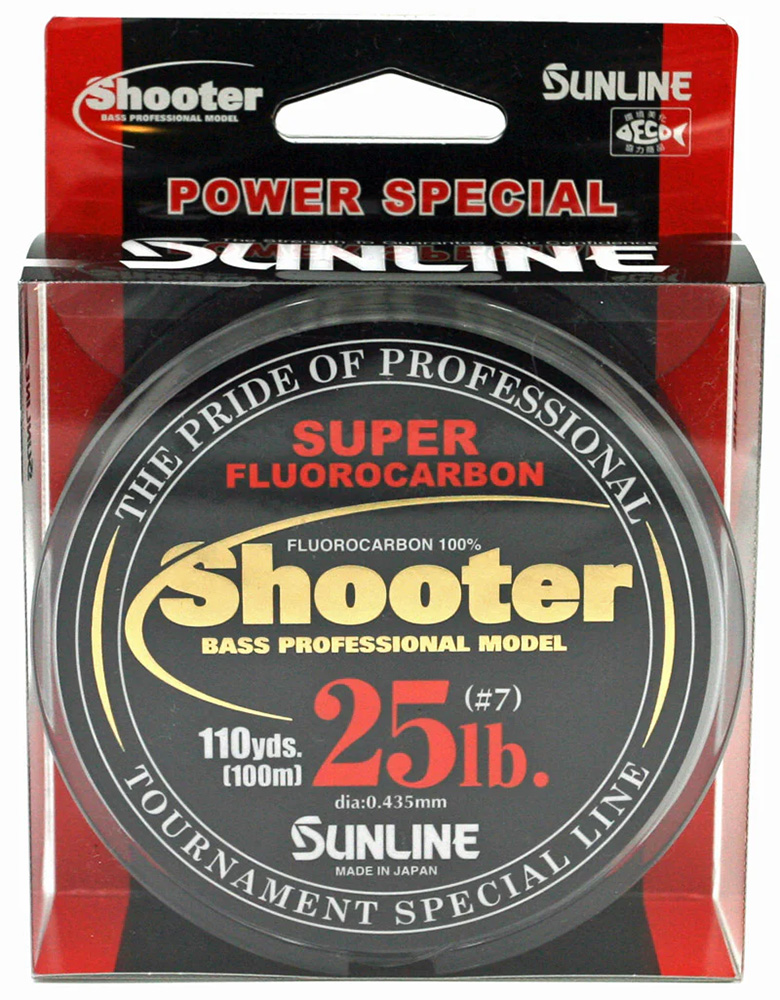 Sunline Shooter Overtex Fluorocarbon Standard Spool – 87 Yards