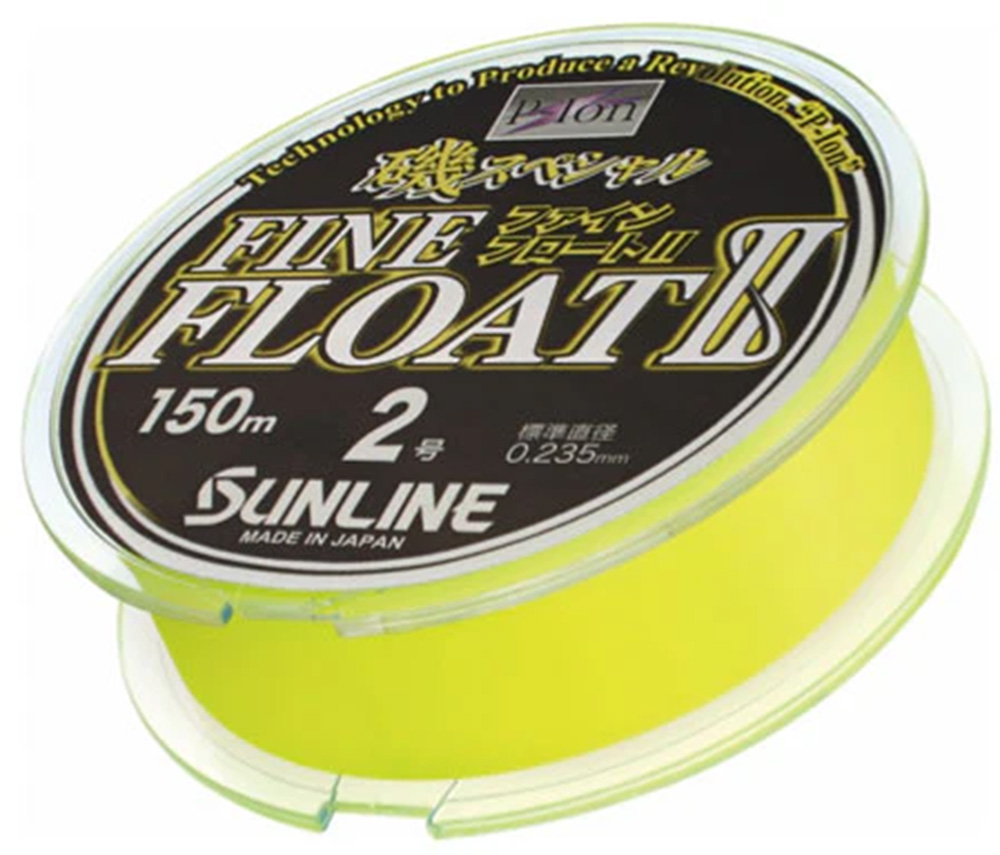 Sunline Fine Float Yellow Nylon Monofilament Standard Spool – 165 Yards