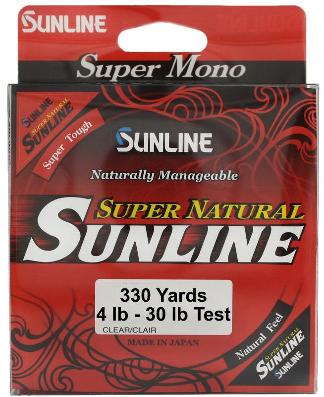Sunline Super Natural Monofilament 330 Yards