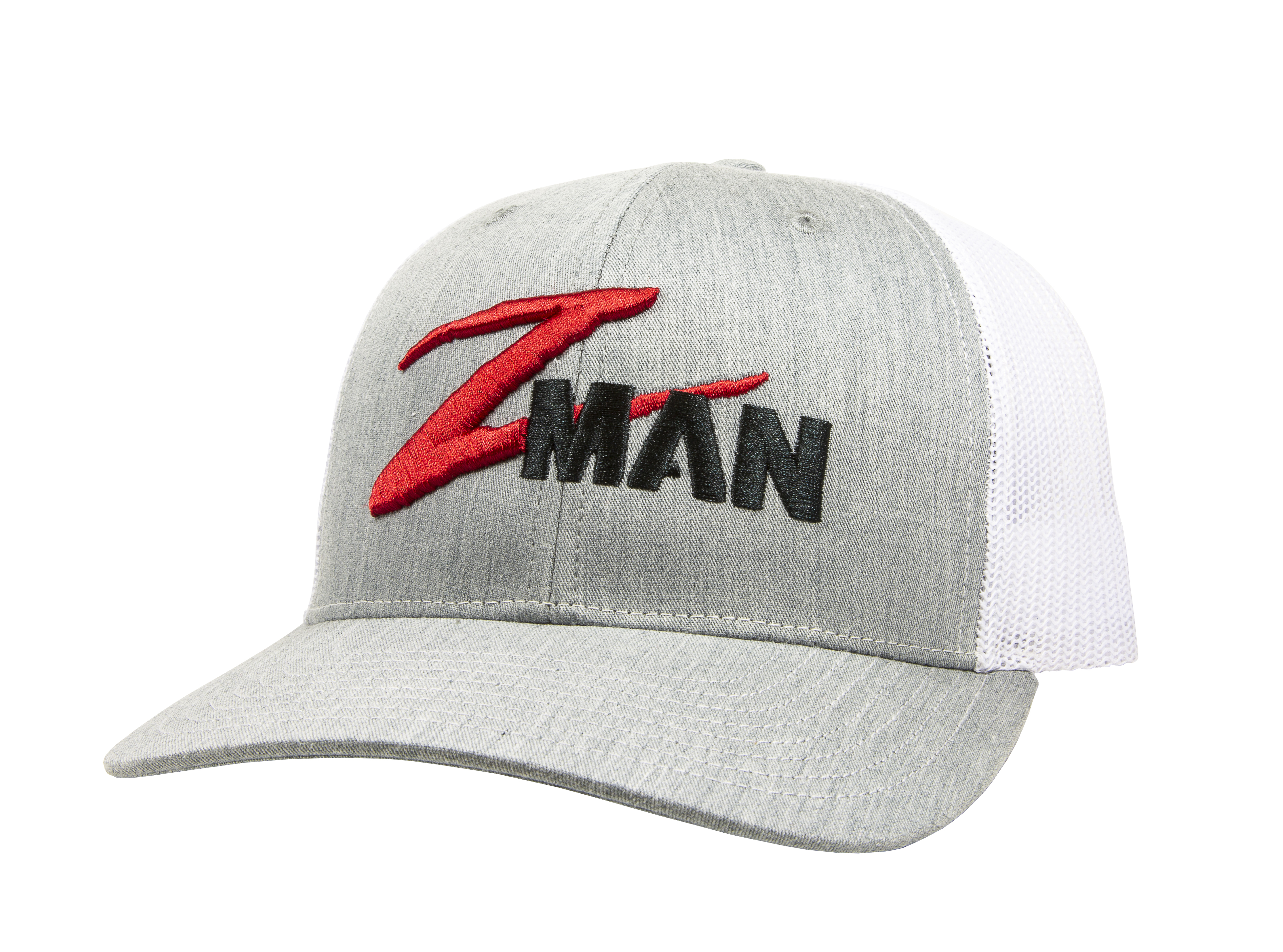 Z-Man Logo Mesh Trucker Hat Adjustable Zman Logo Fishing Sun Protection Hat 